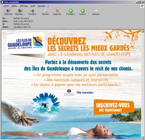 ONT Guadeloupe e-learning emailing