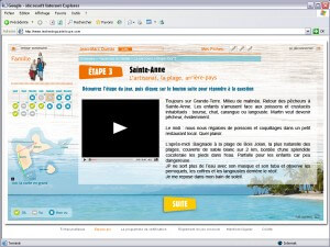 ONT Guadeloupe e-learning page_etape2